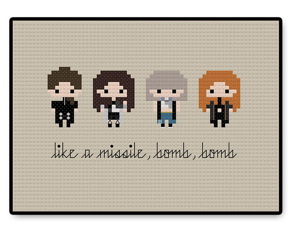 BLACKPINK - Whistle Bite Size - PDF Cross Stitch Pattern