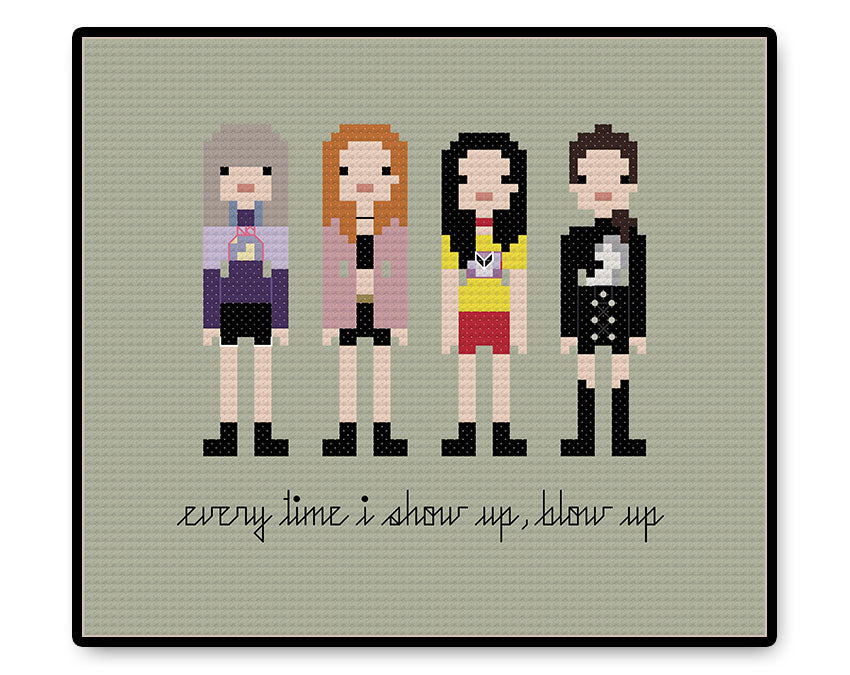 BLACKPINK - Whistle Chorus - PDF Cross Stitch Pattern