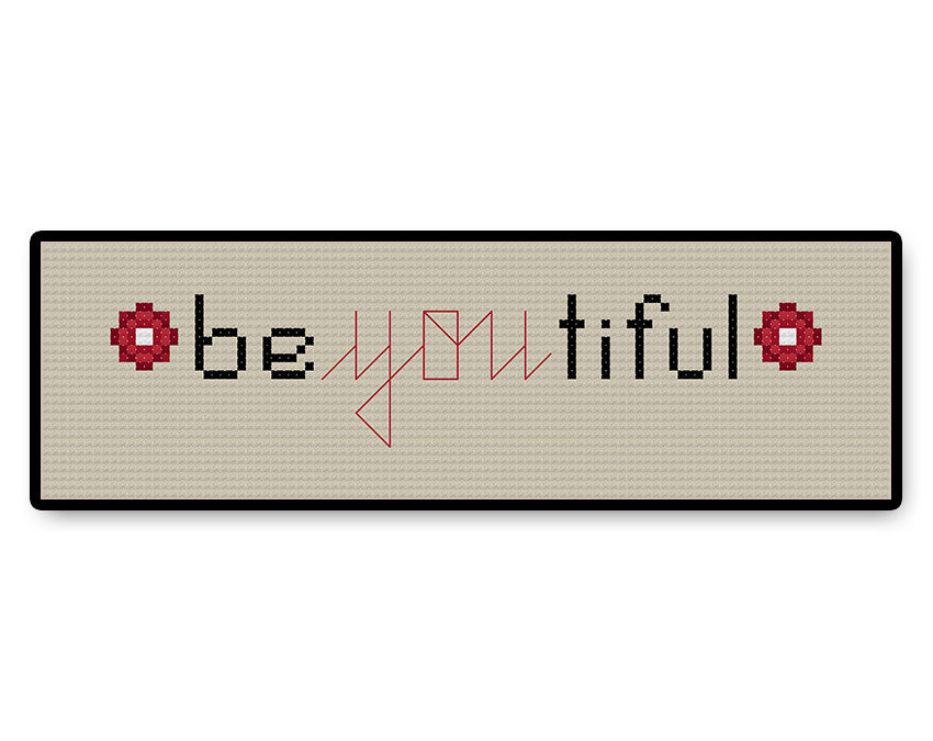 Be-YOU-tiful - PDF Cross Stitch Pattern