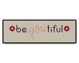 Be-YOU-tiful - PDF Cross Stitch Pattern