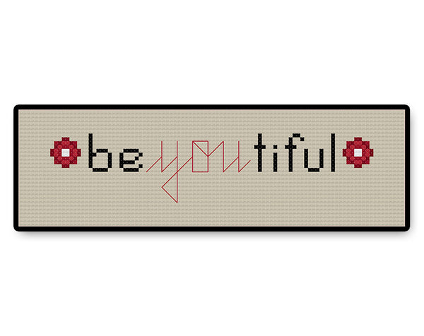 Be-YOU-tiful - PDF Cross Stitch Pattern