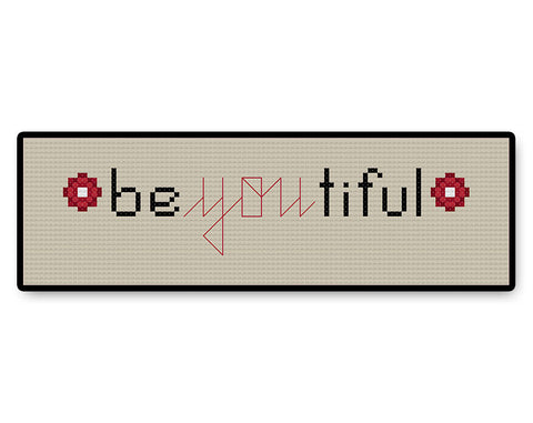 Be-YOU-tiful - PDF Cross Stitch Pattern