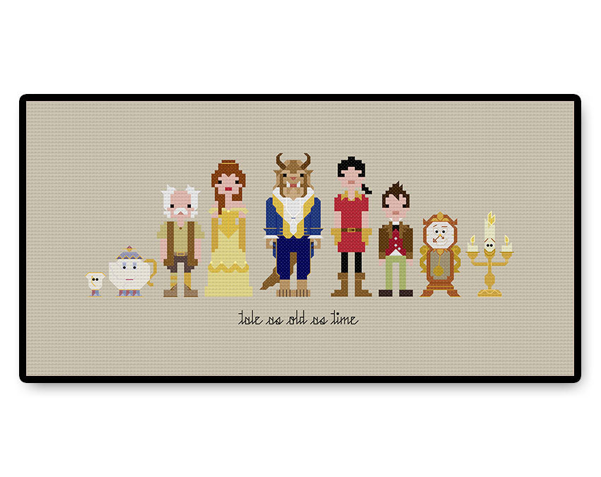 Beauty and the Beast Ball Gown - Complete Cross Stitch Kit