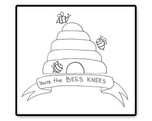 The Bees Knees - PDF Hand Embroidery Pattern