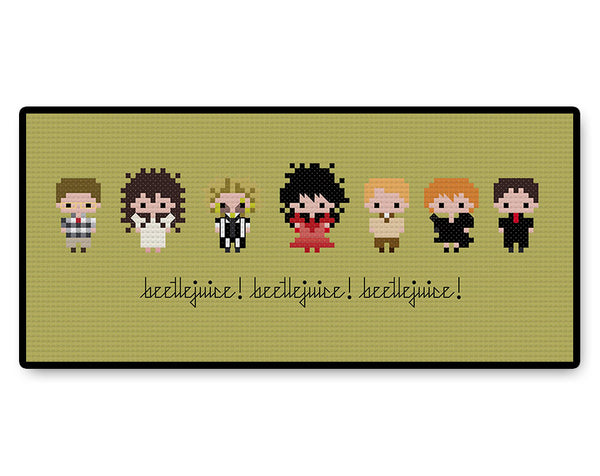 Beetlejuice Bite Size - PDF Cross Stitch Pattern