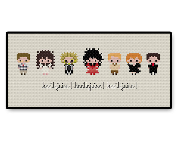 Beetlejuice Bite Size - PDF Cross Stitch Pattern