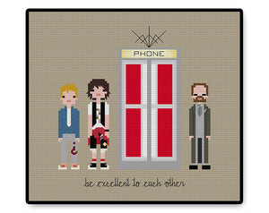 Bill and Ted - Complete Cross Stitch Kit