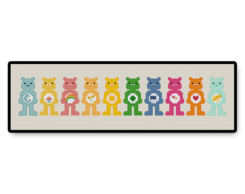 Care Bears - PDF Cross Stitch Pattern