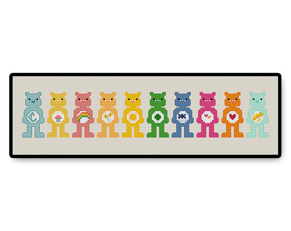 Care Bears - PDF Cross Stitch Pattern