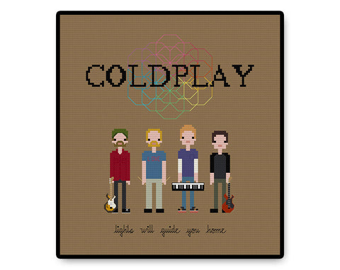 Coldplay - PDF Cross Stitch Pattern