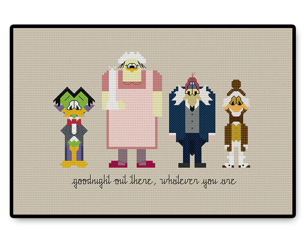 Count Duckula - PDF Cross Stitch Pattern