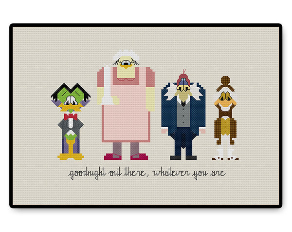 Count Duckula - PDF Cross Stitch Pattern