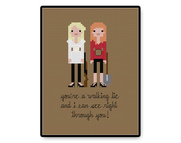 Death Becomes Her - PDF Cross Stitch Pattern