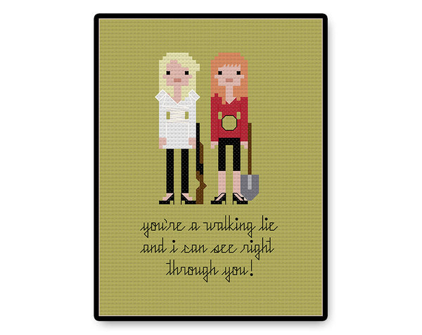 Death Becomes Her - PDF Cross Stitch Pattern