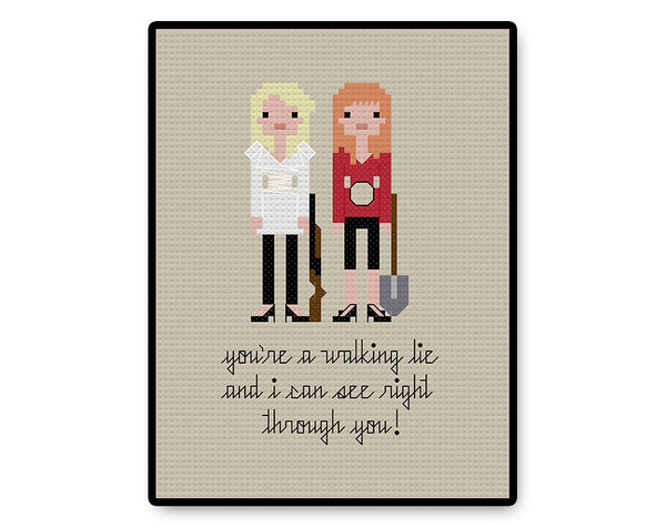 Death Becomes Her - PDF Cross Stitch Pattern