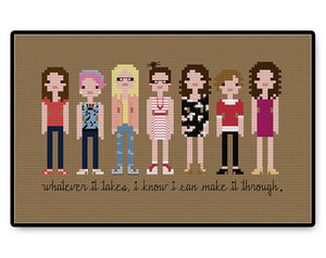 Degrassi - PDF Cross Stitch Pattern