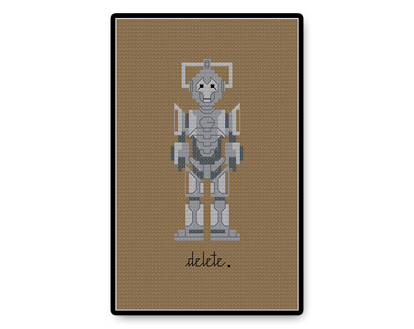 Delete - Cyberman - Complete Cross Stitch Kit