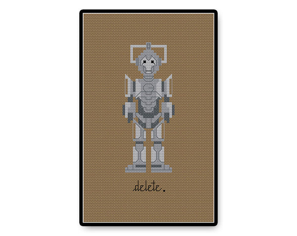 Delete - Cyberman - Complete Cross Stitch Kit