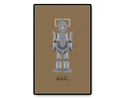 Delete - Cyberman - Complete Cross Stitch Kit