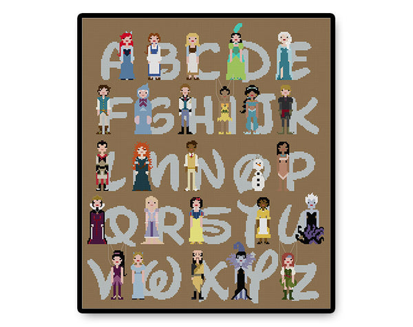 Fairy Tale Alphabet - PDF Cross Stitch Pattern