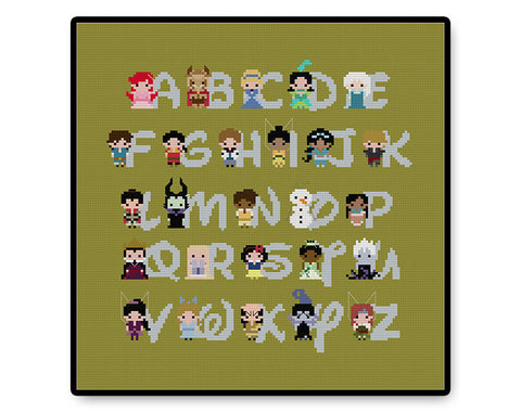 Fairy Tale Alphabet Bite Size - Complete Cross Stitch Kit