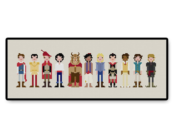 Storybook Princes - PDF Cross Stitch Pattern