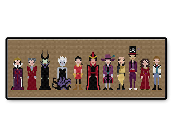 Storybook Villains - PDF Cross Stitch Pattern