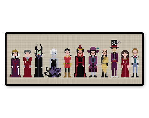 Storybook Villains - Complete Cross Stitch Kit