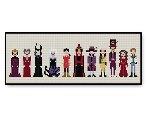 Storybook Villains - PDF Cross Stitch Pattern