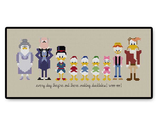 Ducktales - Complete Cross Stitch Pattern