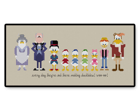 Ducktales - Complete Cross Stitch Pattern