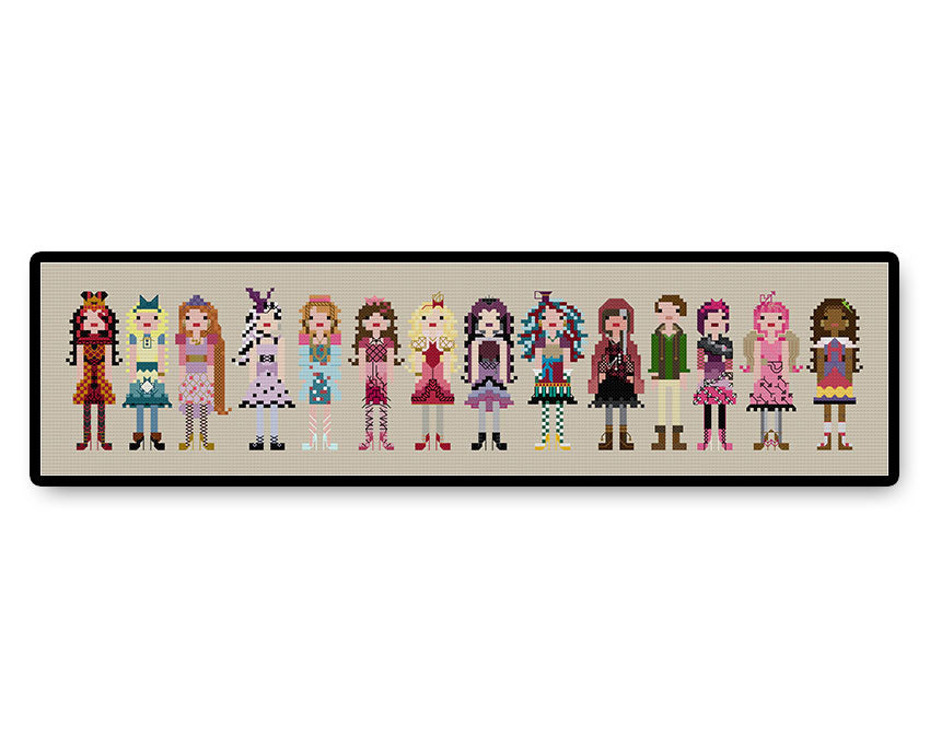 Ever After High - PDF Cross Stitch Pattern