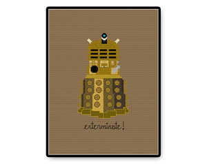 Exterminate! - Complete Cross Stitch Kit