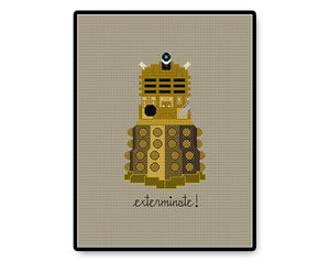 Exterminate! - PDF Cross Stitch Pattern