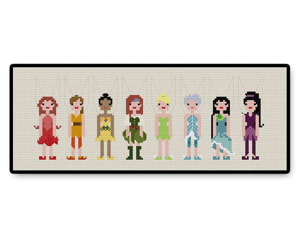 Fairies - PDF Cross Stitch Pattern