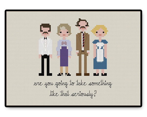 Fawlty Towers - PDF Cross Stitch Pattern