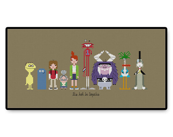 Foster's Home for Imaginary Friends - PDF Cross Stitch Pattern