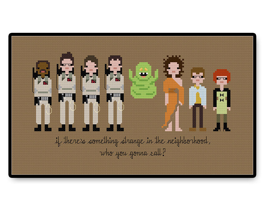 Ghostbusters - PDF Cross Stitch Pattern