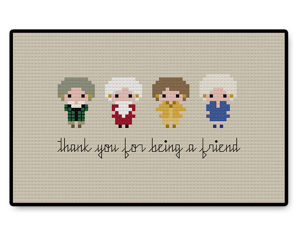 Golden Girls Bite Size - Complete Cross Stitch Kit