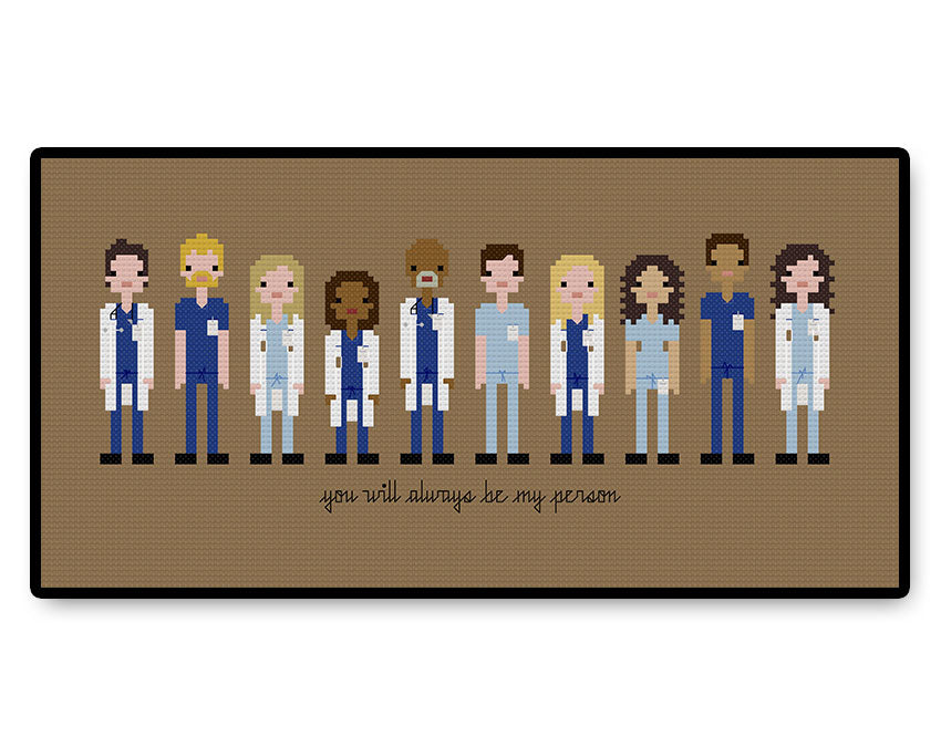 Grey's Anatomy - PDF Cross Stitch Pattern