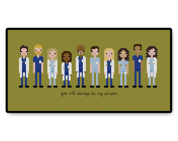 Grey's Anatomy - PDF Cross Stitch Pattern