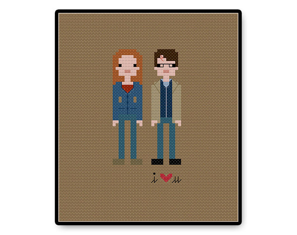 Harry and Ginny In Love - PDF Cross Stitch Pattern