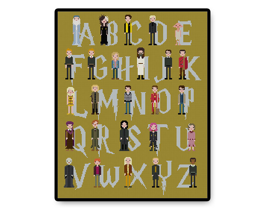 Wizard Alphabet - Complete Cross Stitch Kit