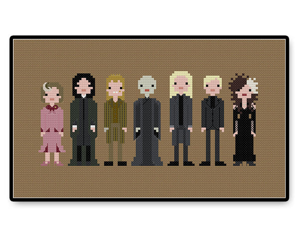 Wizard Villains - PDF Cross Stitch Pattern