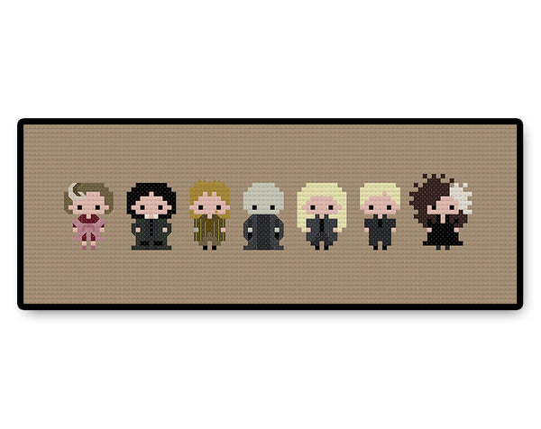 Wizard Villains Bite Size - PDF Cross Stitch Pattern