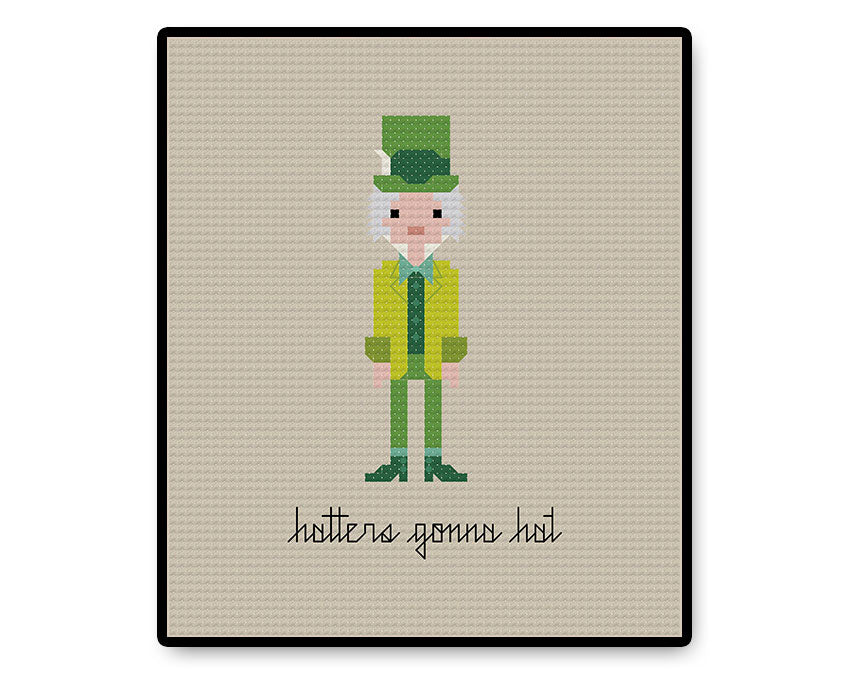 Hatters Gonna Hat - Complete Cross Stitch Kit