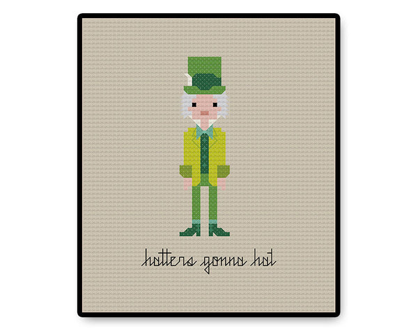 Hatters Gonna Hat - Complete Cross Stitch Kit