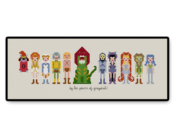 He-Man - PDF Cross Stitch Pattern