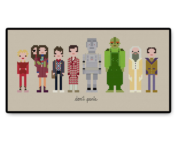 Hitchhiker's Guide BBC - PDF Cross Stitch Pattern