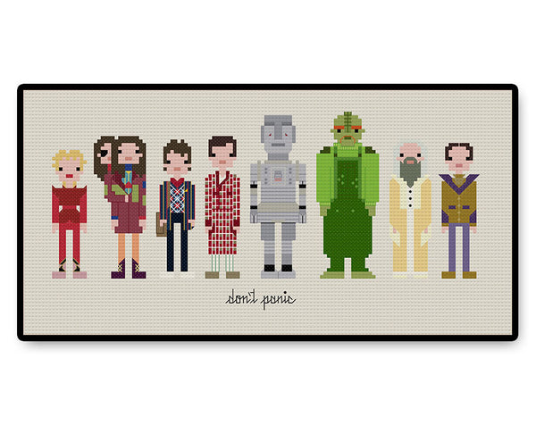 Hitchhiker's Guide BBC - PDF Cross Stitch Pattern